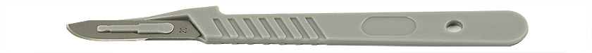 52-004120-Micro-Tec disposable carbon steel scalpels-20 with plastic handle.jpg Micro-Tec disposable carbon steel scalpels #20 with plastic handle, individually packed